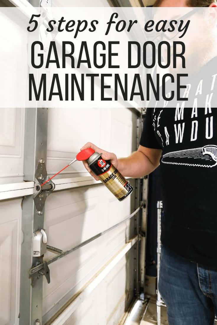 Easy Garage Door Maintenance (And a Makeover!) - Love & Renovations